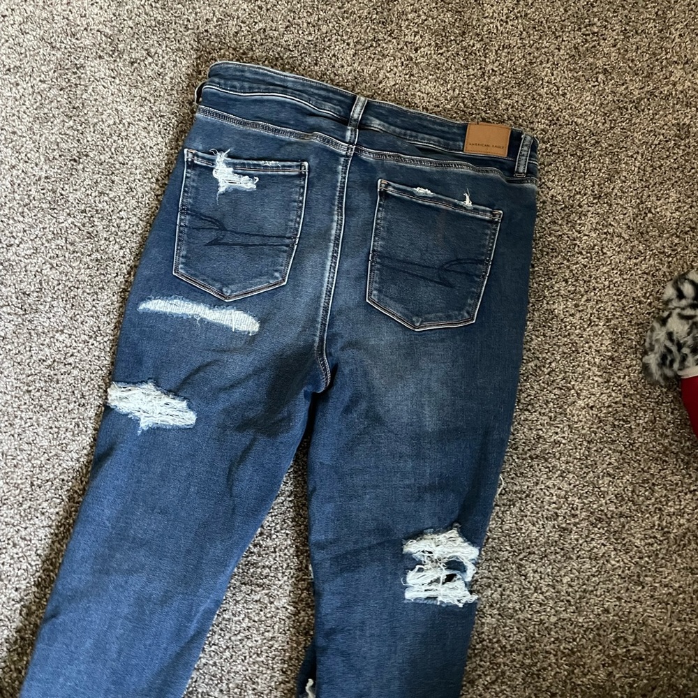 American eagle highest high rise super soft jean